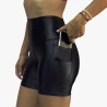 LYCRA CORTA SHINY NEGRA